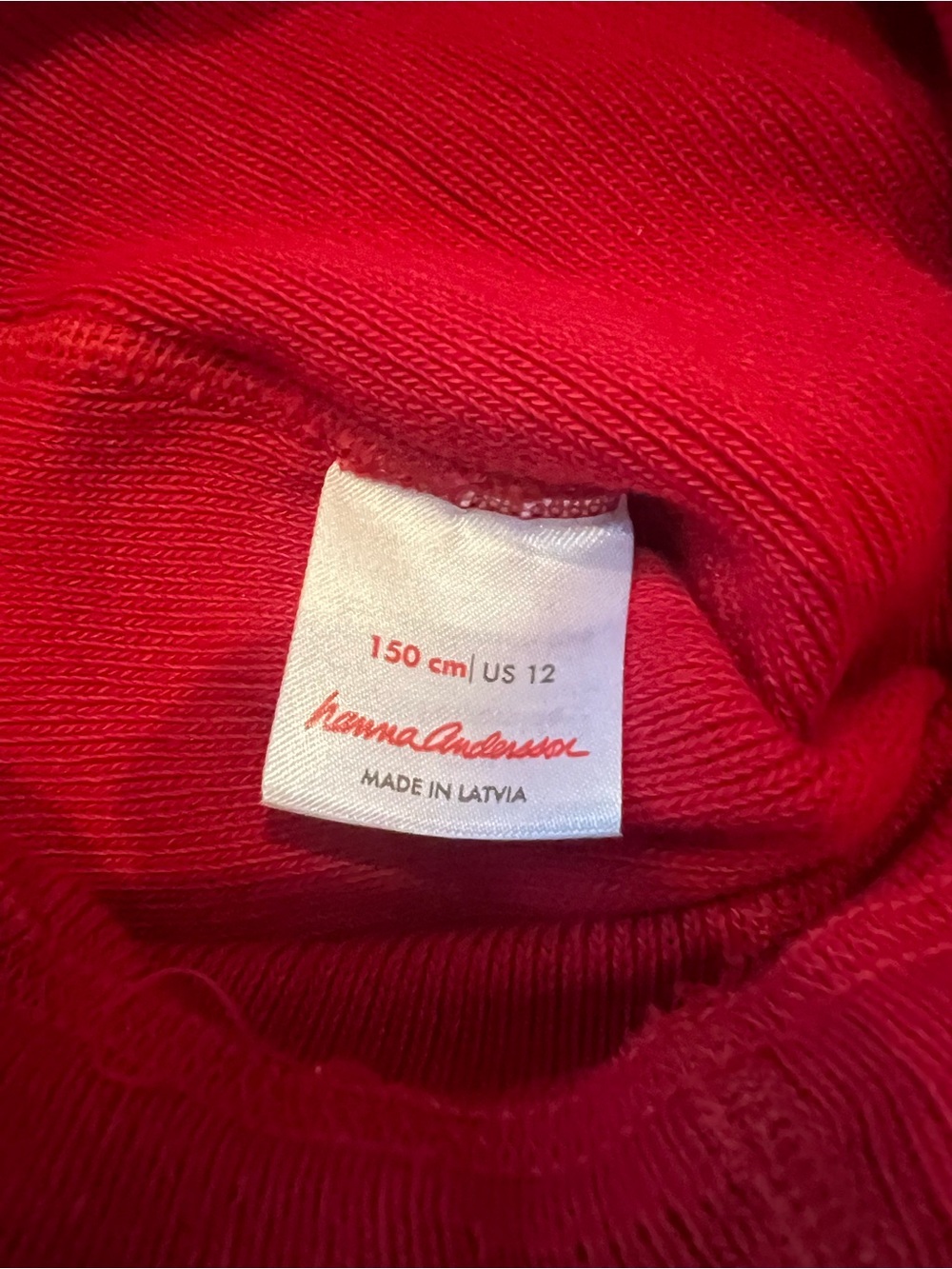 Hanna Andersson Bright Red Tights
